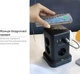 Универсальный сетевой удлинитель RZTK Tower Wireless + 3 USB-A + 1 USB-C Black (TWB7) 1.8 м - изображение 4