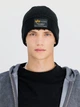 Czapka beanie Alpha Industries 128924-03 One Size Czarna - obraz 2