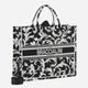 Torebka shopper damska materiałowa Braccialini B18921-TY-3294 Czarna - obraz 4