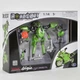Игровая фигурка робот-трансформер RoadBot 52100 мотоцикл Kawasaki Ninja для детей 2 в 1 со светом фар PPU-186706 - изображение 4