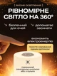 Ночник с часами на аккумуляторе настольный светильник детский беспроводной аккумуляторный Hausland светодиодный фонарь настольная лампа в спальню для чтения с пультом ДК белый (02920001) - изображение 2