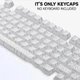 Кейкапи для механічної клавіатури White countur, Cherry Profile - изображение 3
