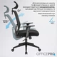Кресло компьютерное офисное эргономичное OfficePro OC420B Black - изображение 10