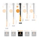 Сокира-колун Fiskars X28 Splitting Axe M, 71 см, 1,8 кг (1069107) - зображення 2