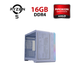 Ігровий ПК FORSAGE (VT5 White) Tower / AMD Ryzen 5 5500 (6 (12) ядер по 3,6 - 4,2 ГГц) / 16 ГБ DDR4 / 256 ГБ SSD + 1000 ГБ HDD / AMD Radeon RX 570, 4 ГБ GDDR5, 256-біт б/в - зображення 1