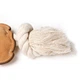Игрушка для собак DoggyMan Leather Rabbit With Rope, 23 см - изображение 5