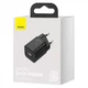Мережевий зарядний пристрій Baseus Super Si Quick Charger 1C 25W EU чорний (CCSP020101) - зображення 5