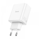 Мережевий зарядний пристрій адаптер зі швидкою зарядкою HOCO C126A Pure 1USB/2Type-C 40Вт PD2.0/QC3.0/FCP/AFC - зображення 6