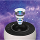 Проектор звездного неба Galaxy Projector Ночник звездное небо Планетарий для спальни 12 картриджей от USB Белый - изображение 6