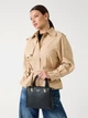 Сумка кросс-боди через плечо женская из искусственной кожи средняя Guess HWZG9672050-BLA Черная (800070352318) - изображение 2