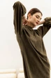 Жіноча замшева сукня Seventeen XXL-3XL Хакі (2000000183275) - зображення 6