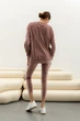 Жіночий велюровий костюм в рубчик Seventeen L-XL Рожевий (2000000183084) - зображення 7