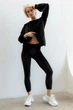 Жіночий велюровий костюм в рубчик Seventeen L-XL Чорний (2000000183053) - зображення 8