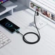 Кабель HOCO U146 USB to Type-C 36W 3A 1.2m чорний - зображення 3
