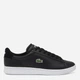 Мужские кеды кожаные низкие Lacoste 547968446 46.5 Черные (1159855285) - изображение 1