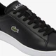 Мужские кеды кожаные низкие Lacoste 547968446 46.5 Черные (1159855285) - изображение 6