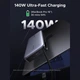 Батарея универсальная Ugreen 25000mAh 165W DualCable (PB552 55995B) - изображение 4