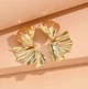 Жіночі сережки Великі сережки jewelry Золотисті - зображення 5