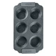 Форма для мафінів Vinzer Dolci Line з силіконовими ручками 30.5x17.8x3.5 см 6 шт (50785) - зображення 2