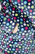 Жіноча толстовка-кофта на блискавці тепла Горошок 3589097 велсофт (XL)104-108 темно-синя (3502890104) - зображення 3