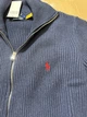 Кофта-кардиган Polo Ralph Lauren full zip размер L синий цвет - изображение 7