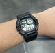 Чоловічий цифровий годинник Casio WS-1700H-1A на полімерному ремінці, водозахист 100 м - изображение 4