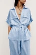 Сорочка-сафарі з льоном Zara 8199/753 XS Блакитна (08199753406XS) - изображение 1