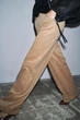 Вельветові брюки WIDE LEG ZW COLLECTION Zara 4088/246 XL Світло-коричневі (04088246704XL) - изображение 4