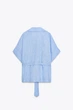 Сорочка-сафарі з льоном Zara 8199/753 XS Блакитна (08199753406XS) - изображение 7