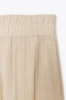 Напівпрозорі жаті штани широкого крою Zara 3897/206 S Бежеві (03897206746S) - изображение 7