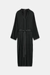 Сукня-туніка zw collection з декоративними строчками Zara 8957/100 S Чорна (08957100800S) - зображення 4