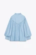 Джинсова сорочка оверсайз із м’якої тканини Zara 9942/157 S Синій (09942157427S) - изображение 8