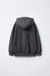 Варене худі з написом Zara 0613/702 122см Сіре (00613702807122) - изображение 2