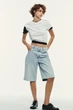 Джинсові шорти-бермуди trf з дірками Zara 1300/201 XS/34 Блакитні (0130020140032) - изображение 2