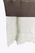 Комбінована трикотажна сукня Zara 2756/110 S Коричнева (02756110737S) - изображение 5
