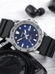 Casio MTP-VD01-2E мужские кварцевые часы стальной корпус синий циферблат - изображение 2