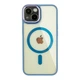 Чохол Creative TPU PC Metal Calais із MagSafe для Apple iPhone 15 Light Blue - зображення 1