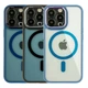 Чохол Creative TPU PC Metal Calais із MagSafe для Apple iPhone 13 Pro Green - зображення 2