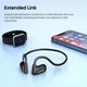 Костные беспроводные наушники Langsdom BE24 с памятью 16GB, MP3 плеером, Bluetooth и шумоподавлением для бега и спорта Фиолетовый - изображение 11