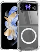 Чехол накладка для Samsung F741 Galaxy Flip 6, Clear Case , MagSafe, Прозрачный - изображение 1