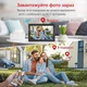 Цифрова фоторамка Frameo 10.1 дюймів 32Gb вбудованої пам'яті із сенсорним керуванням WiFi електронна рамка для фото подарунку додаток FRAMEO сенсорний екран 1280x800 HD IPS інтерактивний фотоальбом чорна - зображення 5