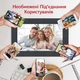 Цифрова фоторамка Frameo 10.1 дюймів 32Gb вбудованої пам'яті із сенсорним керуванням WiFi електронна рамка для фото подарунку додаток FRAMEO сенсорний екран 1280x800 HD IPS інтерактивний фотоальбом чорна - зображення 6