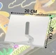 LED Дошка для малювання світлом набір для творчості різнокольоровий дитячий нічник DIY + фломастери 7шт в комплекті 20см*20 см - изображение 12
