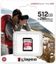 Карта памяти Kingston Canvas React Plus 512GB SDXC UHS-II U3 V60 Class 10 (SDR2V6/512GB) - изображение 3