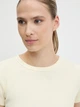 Футболка хлопковая короткая женская Adidas Originals Rib Ss Top JD0040 L Crewht (4067906132262) - изображение 9