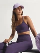 Спортивный топ для фитнеса женский Adidas All Me JL5544 XL Фиолетовый (4068811362898) - изображение 6