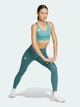 Спортивные леггинсы для фитнеса высокие женские Adidas Adizero Essentials JM8290 S Бирюзовые (4068808375177) - изображение 10