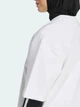 Футболка хлопковая оверсайз длинная женская Adidas Originals Adicolor Spacer Oversized Trefoil JV7226 XS Белая (4068808270809) - изображение 8