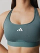 Спортивный топ для фитнеса женский Adidas Powerreact Training JW5262 S-AB Бирюзовый (4068809428711) - изображение 9