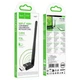 Бездротовий WiFi Adapter Hoco HI37 до 150 Мбіт/с, USB 2.0 Зовнішня антена для ПК 2.4Ghz Чорний - зображення 2